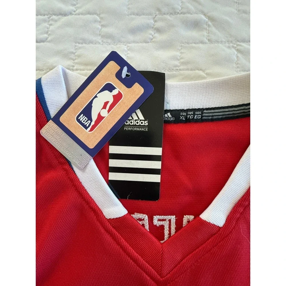 Adidas‎ Los Angeles Clippers NBA Jersey Red Number Griffin signed with COA